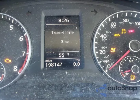 2012 Volkswagen Passat 2.5L Se из США, поврежденный, VIN 1VWBP7A39CC039885